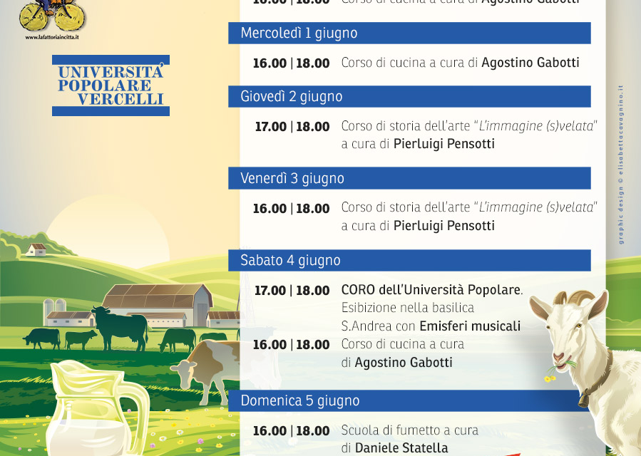 Segui il planning! Cercaci alla Fattoria