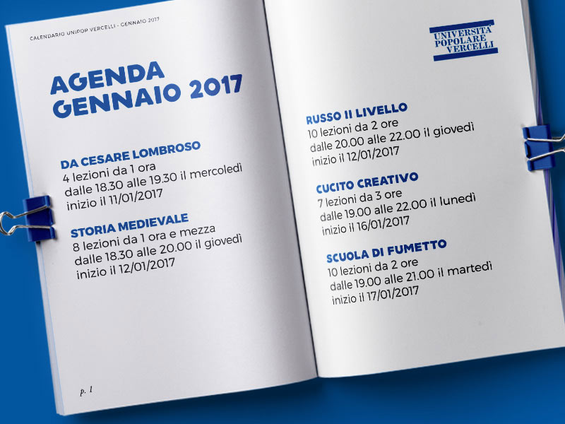 Agenda Gennaio 2017