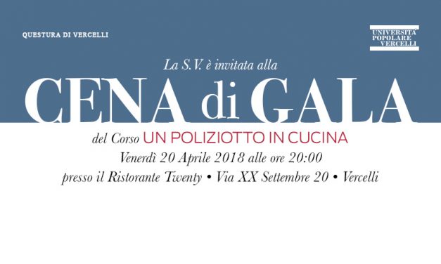 “Un poliziotto in cucina”: Unipop e Poliziotti della Questura capofila di un singolare progetto
