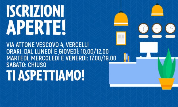 Iscrizioni dal 17 settembre