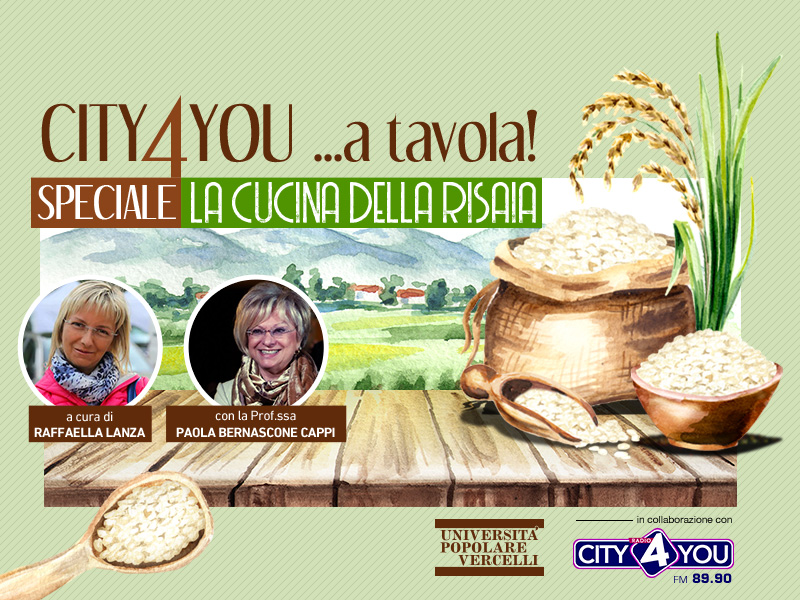 CITY4YOU: speciale «La cucina della risaia»