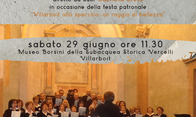Concerto del nostro coro – 29 giugno a Villarboit